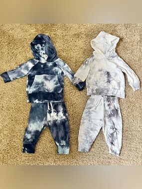 (2) Little One Shop Tie Dye Two piece Set - 3 mos size